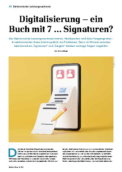 Vorschauseite 1: Digitalisierung – ein Buch mit 7 Siegeln?