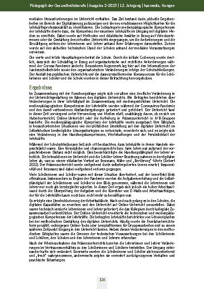 Vorschauseite 4: Transformation der Lehrkräfteprofessionalität durch die Coronavirus-Pandemie