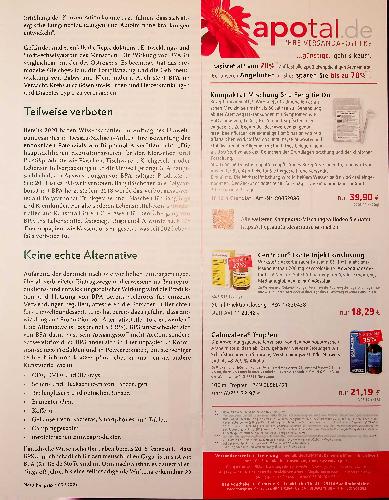 Vorschauseite 2: Zu viel Chemie in der Nahrung: Bisphenol macht immer mehr Menschen dick und krank.