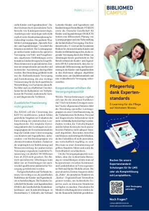 Vorschauseite 2: Kinderund Jugendmedizin Kooperation ist der Schlüssel