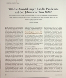 Vorschauseite 1: Welche Auswirkungen hat die Pandemie auf den Jahresabschluss 2020?
