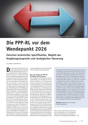 Vorschauseite 1: Die PPP-RL vor dem Wendepunkt 2026 Zwischen technischer Spezifikation, Wegfall des Vergütungsanspruchs und strategischer Steuerung