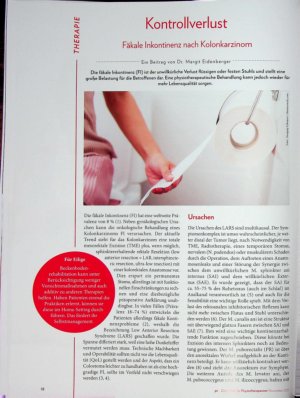 Vorschauseite 1: Kontrollverlust Fäkale Inkontinenz nach Kolonkarzinom