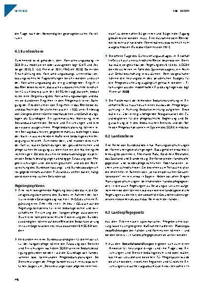 Vorschauseite 4: Rechtssichere Pflegebedarfsplanung? Steuerungsoptionen für eine bedarfsgerechte Infrastruktur in der Langzeitpflege – Teil 2
