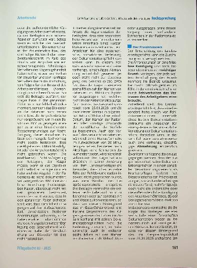 Vorschauseite 4: Zur Wirksamkeit einer außerordentlichen, hilfsweise ordentlichen Kündigung