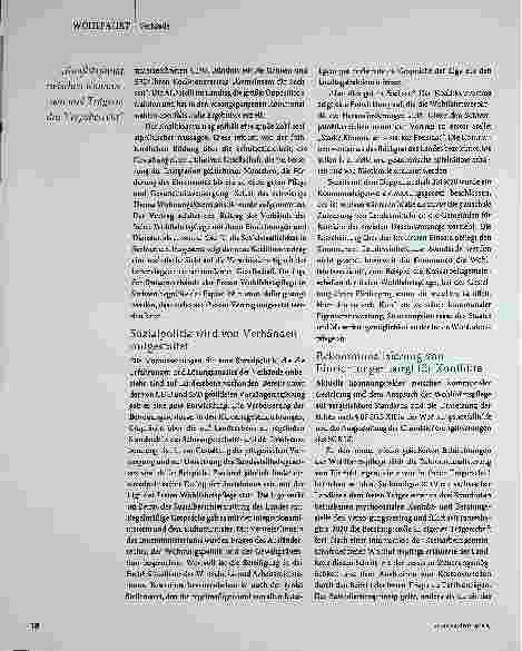 Vorschauseite 2: Das partnerschaftliche Miteinander muss gestärkt werden.