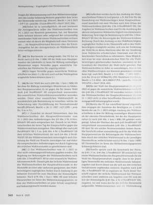 Vorschauseite 3: Zum Personalvertretungsrecht Bemessung des Gegenstandswerts eines personalvertretungsrechtlichen Beschlussverfahrens
