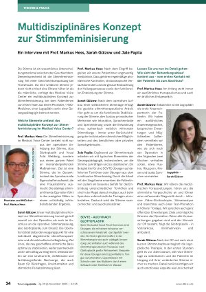 Vorschauseite 1: Multidisziplinäres Konzept zur Stimmfeminisierung