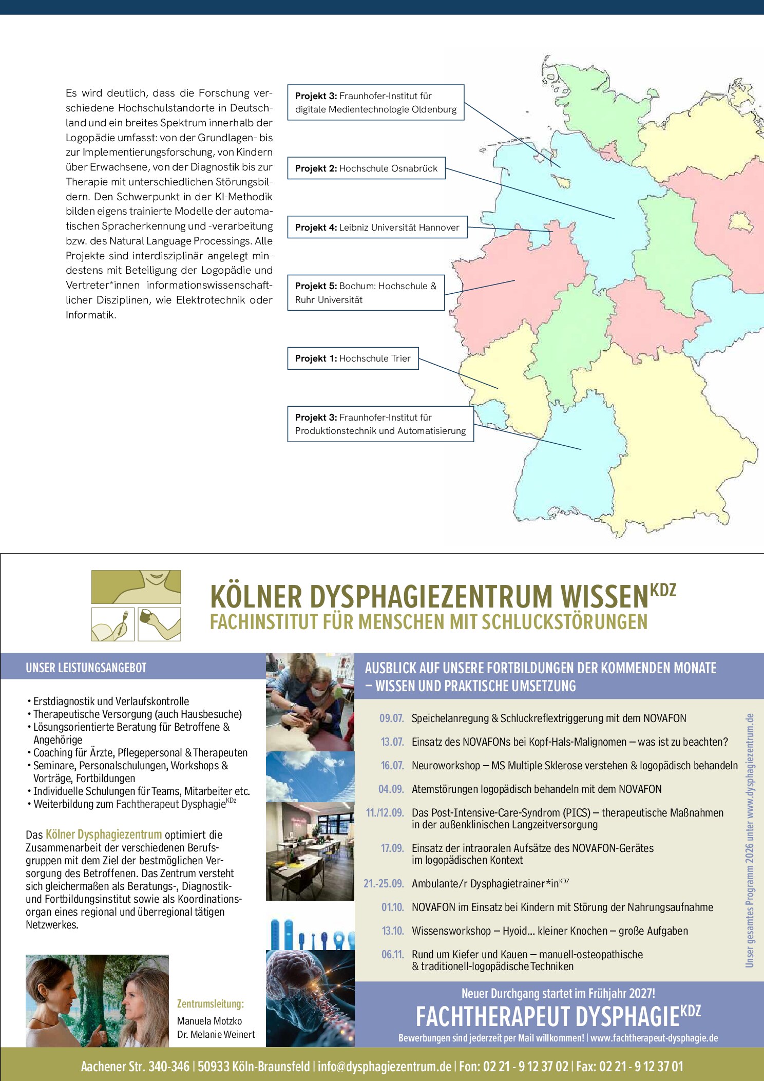 Vorschauseite 3: Umfrage: aktuelle KI-Projekte in der Logopädie
