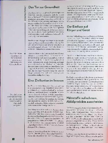 Vorschauseite 2: Unentdecktes Universum Das komplexe und hochentwickelte System Darm