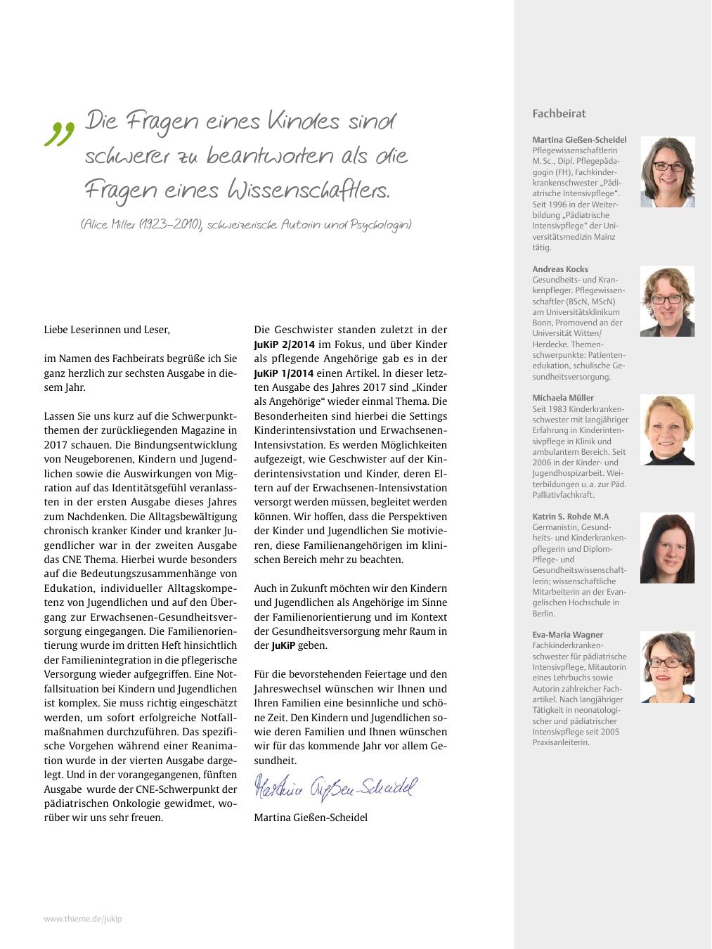 Vorschauseite 1: Editorial