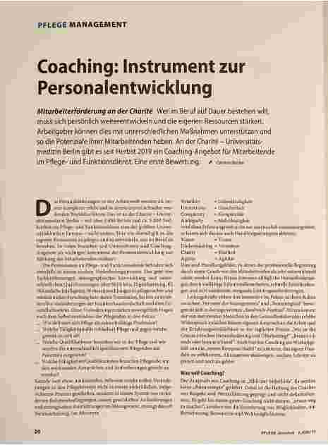 Vorschauseite 1: Coaching: Instrument zur Personalentwicklung