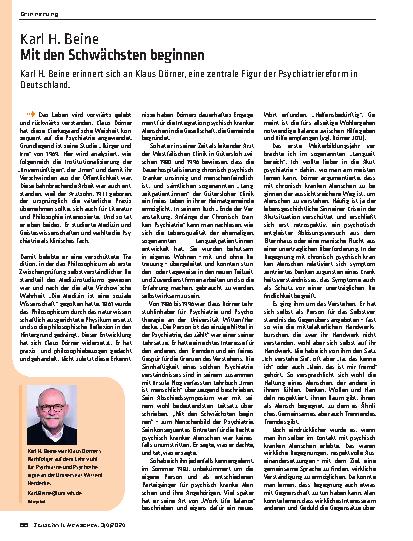 Vorschauseite 1: Mit den Schwächsten beginnen
