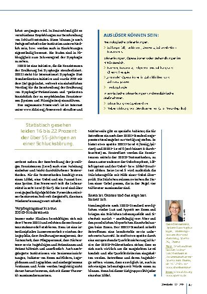 Vorschauseite 3: Im Fokus: Die richtige Konsistenz