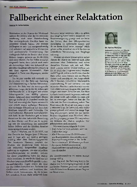 Vorschauseite 1: Fallbericht einer Relaktation