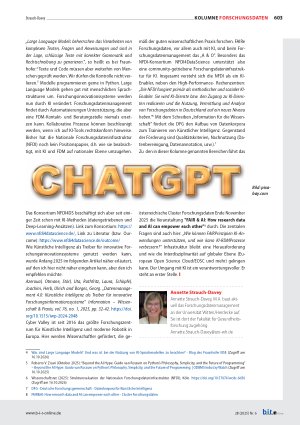 Vorschauseite 2: Im Schatten der Algorithmen Forschungsdatenmanagement als Fundament intelligenter Systeme