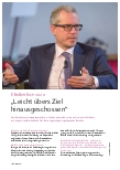 Vorschauseite 1: Klinikumsätze 2020 „Leicht übers Ziel hinausgeschossen“