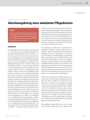 Vorschauseite 1: Abrechnungsbetrug eines ambulanten Pflegedienstes
