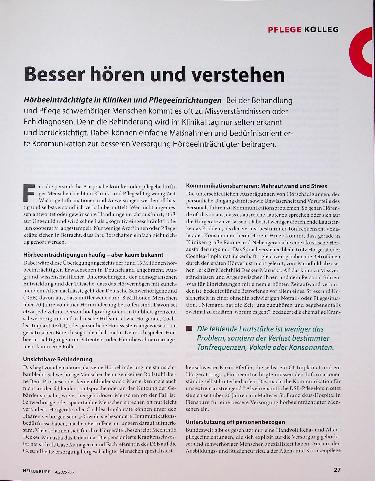 Vorschauseite 1: Besser hören und verstehen
