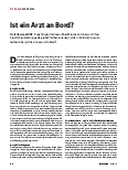 Vorschauseite 1: Ist ein Arzt an Bord?