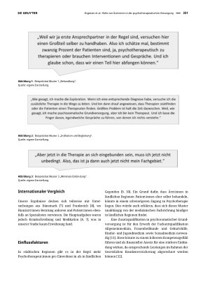 Vorschauseite 3: Rolle von Ärzt: innen in der psychotherapeutischen Versorgung