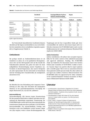 Vorschauseite 4: Rolle von Ärzt: innen in der psychotherapeutischen Versorgung