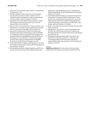 Vorschauseite 5: Rolle von Ärzt: innen in der psychotherapeutischen Versorgung