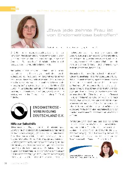 Vorschauseite 3: Das Chamäleon unter den gynäkologischen Krankheitsbildern: Physiotherapie hilft bei Endometriose.