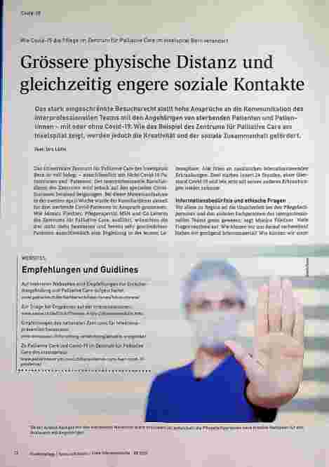 Vorschauseite 1: Größere physische Distanz und gleichzeitig engere soziale Kontakte