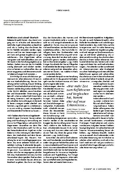Vorschauseite 3: Mit KI offen, aber auch kritisch umgehen