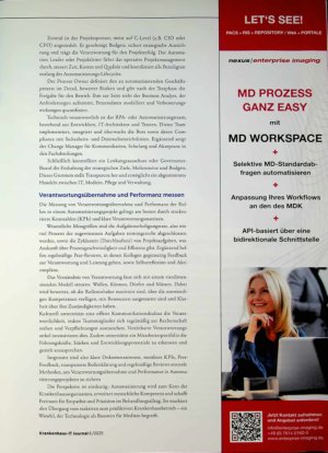 Vorschauseite 2: Automatisierung medizinischer Prozesse - Freiraum für Präzision im Behandlungsalltag