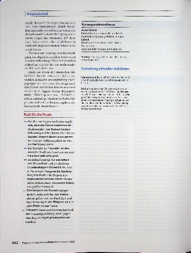 Vorschauseite 6: Freizeitverhalten von Medizinstudierenden Anker für Selbstfürsorge und Ausgangspunkt für Strategien gegen Ärztemangel?