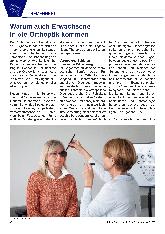 Vorschauseite 1: Warum auch Erwachsene in die Orthoptik kommen