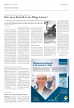 Vorschauseite 1: Was kann Robotik in der Pflege leisten?