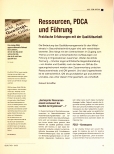 Vorschauseite 1: Ressourcen, PDCA und Führung: Praktische Erfahrungen mit der Qualitätsarbeit