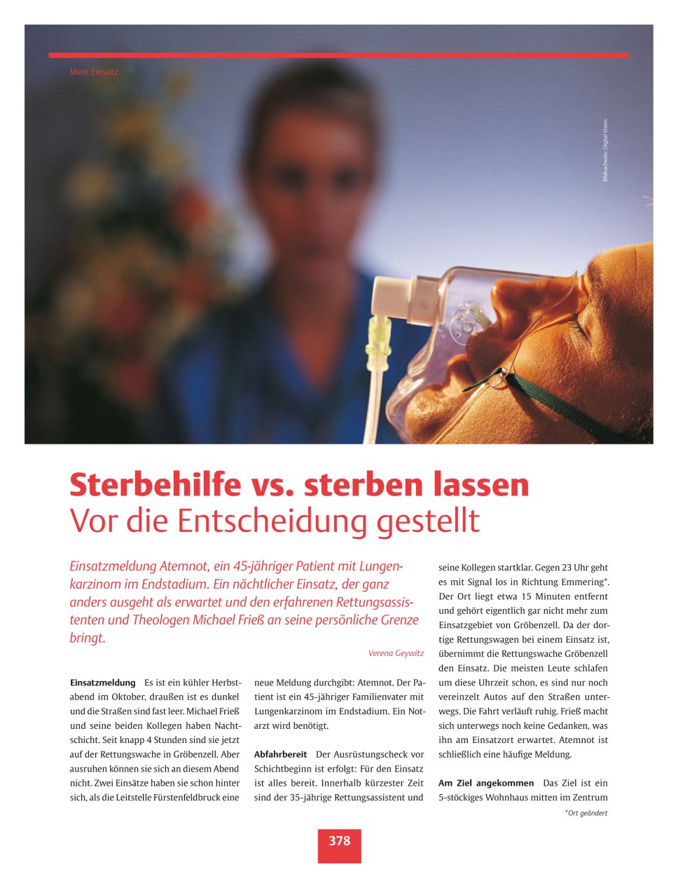 Vorschauseite 1: Sterbehilfe vs. sterben lassen - Vor die Entscheidung gestellt