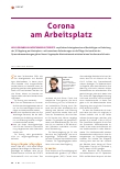 Vorschauseite 1: Corona am Arbeitsplatz