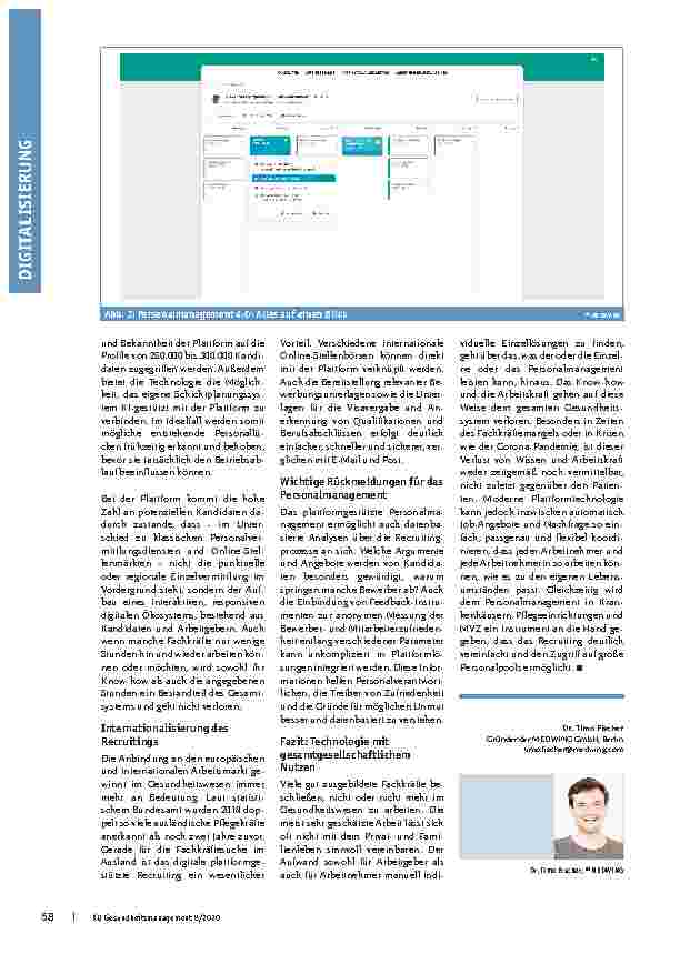 Vorschauseite 3: Mit der Plattform gegen Personalmangel