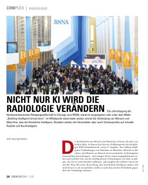 Vorschauseite 1: Nicht nur KI wird die Radiologie verändern