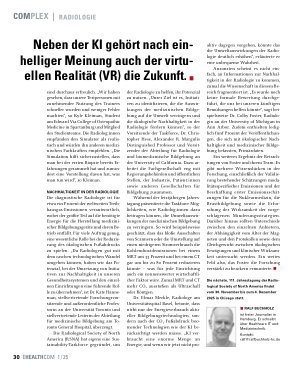 Vorschauseite 3: Nicht nur KI wird die Radiologie verändern