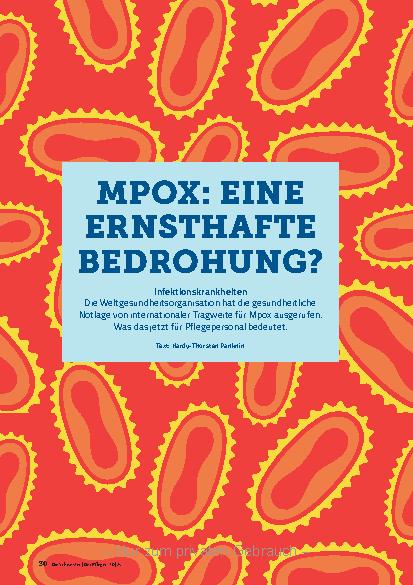 Vorschauseite 1: MPOX: Eine ernsthafte Bedrohung?