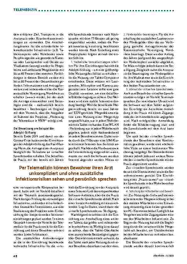 Vorschauseite 3: Bei Anruf Arzt