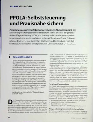 Vorschauseite 1: PPOLA: Selbststeuerung und Praxisnähe sichern
