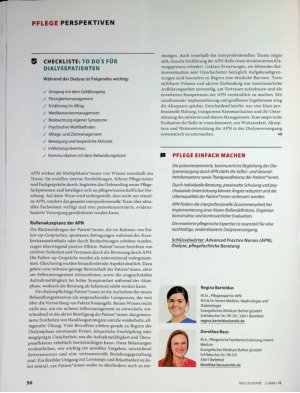 Vorschauseite 3: Selbstpflege bei Dialyse: APN unterstützen Patienten