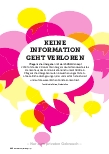 Vorschauseite 1: KEINE INFORMATION GEHT VERLOREN