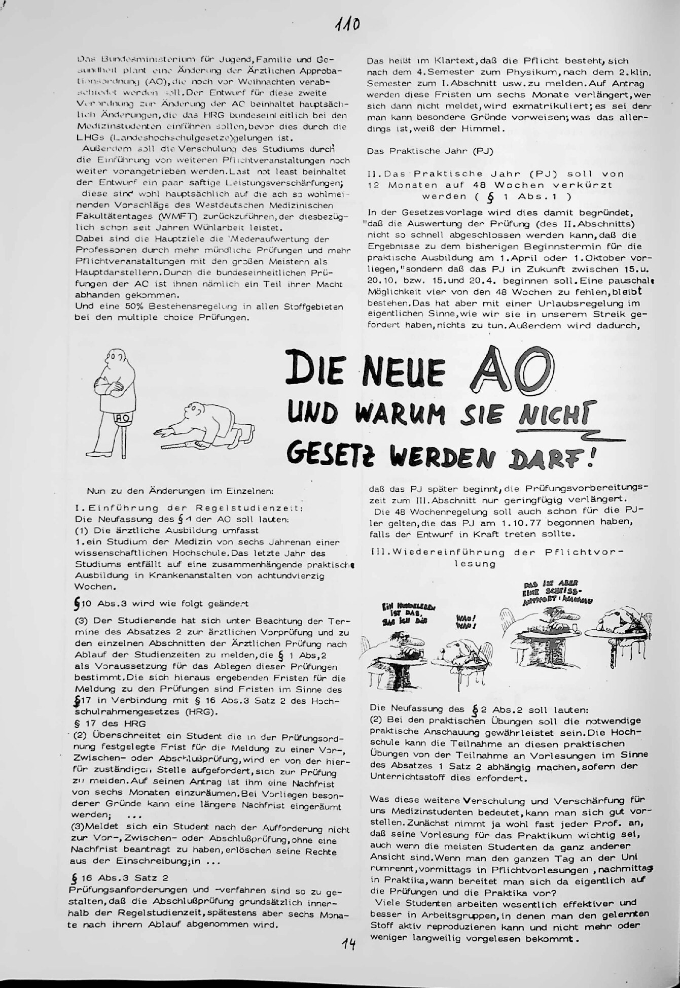 Vorschau: Die neue AO und warum sie nicht Gesetz werden darf!