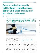 Vorschauseite 1: Gewalt und Kindeswohlgefährdung - Handlungsvorgaben und Möglichkeiten im Krankenhauskontext