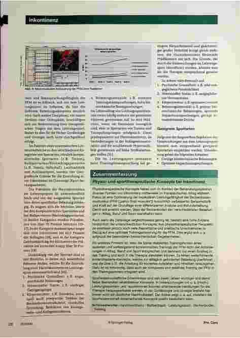 Vorschauseite 3: Mit maximaler Kraft, Ausdauer - und Entspannung Physiound sporttherapeutische Konzepte bei Inkontinenz