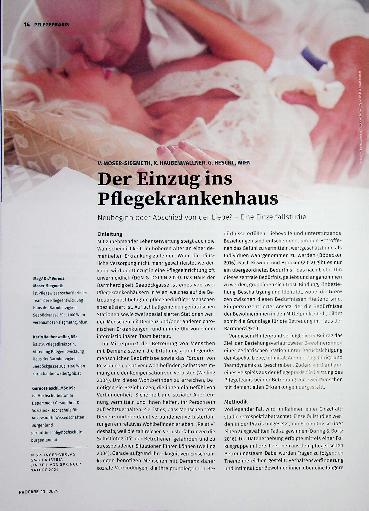 Vorschauseite 1: Der Einzug ins Pflegekrankenhaus
