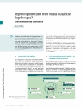 Vorschauseite 1: Ergotherapie mit dem Pferd versus klassische Ergotherapie!? Gemeinsamkeiten und Unterschiede
